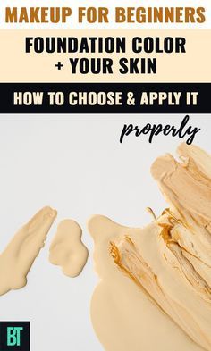 How To Choose Foundation, Applying Foundation, Essential Makeup, Makeup Tutorial Foundation, Makeup Hacks Tutorials, Foundation Colors, Creative Eye Makeup, How To Apply Foundation