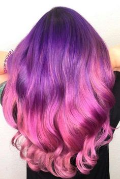 Cute Purple Hair, Medium Length Blonde Hair, Purple Streaks, Light Purple Hair, Purple Ombre Hair, Hair Color Options, Ombre Hair Blonde