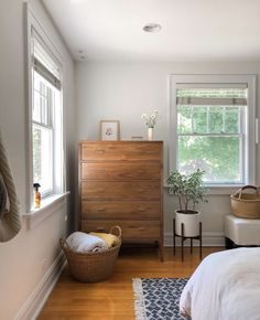 the bedroom is clean and ready to be used as a guest room for someone's family