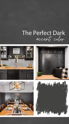 the perfect dark accent color for your kitchen