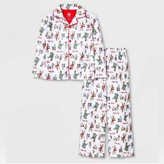 Name Brand: Dr. Seuss Condition: Brand New Without Tag. In Brand New Condition. No Damages. Description: This Is A Genuine Dr Seuss The Grinch 2 Piece Pajama Set. No Rips, Tears, Marks, Stains, Flaws Or Defects. No Damages. The Pajama Set Features Allover The Grinch Holiday Print Design, Collared Neckline Button Front Closure, Long Sleeves, Elastic Waistband, Ultra Soft Flannel Polyester Fabric, Machine Washable, Imported. Retail $40 Size: Kids 7-8 Years The Grinch Christmas Pajamas, Christmas Silk Pajamas, Christmas Pajama Set Women, White Cotton Christmas Sleepwear, Grinch Clothes, Grinch Pajamas, Dr Seuss The Grinch, The Grinch Christmas, Christmas Board