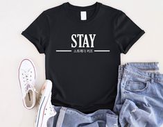 Skz Stay Fandom Fan Made Tshirt, Stray Kids Kpop Shirt Skz Merch, Stray Kids Oddinary, Stray Kids Kpop, Kpop Shirts, Pop Pop Shirts, Skz Stay, Kpop Merch, How To Make Tshirts, Tank Top Hoodie