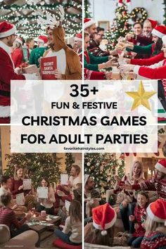 christmas games for adults that are fun and festive