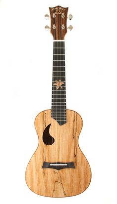 the ukulele is made out of wood