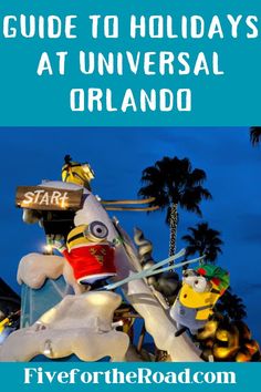 a guide to holidays at universal studios orlando