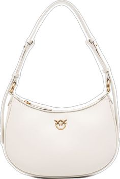 Luxury White Bags With Metal Logo, Elegant White Shoulder Bag With Metal Logo, Formal White Bags With Metal Logo, Elegant White Shoulder Bag With Logo Hardware, White Crossbody Shoulder Bag With Logo Hardware, Modern White Shoulder Bag With Metal Hardware, Modern White Bags With Metal Logo, Classic White Shoulder Bag With Metal Logo, White Shoulder Bag With Logo Hardware For Everyday Use