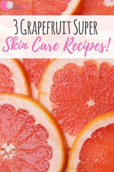 There are many grapefruit essential oil uses for skincare. You can easily add grapefruit to your skincare routine with these 3 simple recipes. Natural Hair Mask, Boost Hair Growth, Grapefruit Essential Oil, Skin Skincare, Oil Uses, Essential Oil Uses, Skin Care Recipes, Skin Food, Healthy Fruits