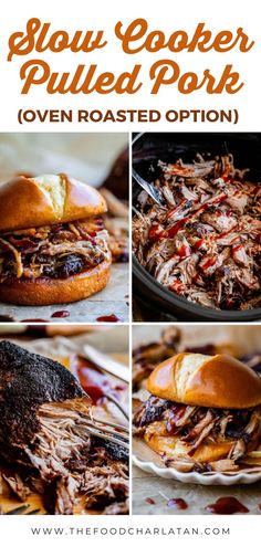 slow cooker pulled pork is an easy and delicious meal