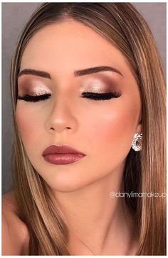 Winter Make-up, Makeup For Fall, Teknik Makeup, Wedding Eyes, Wedding Hairstyles And Makeup, Wedding Eye Makeup, Prom Makeup Looks, Wedding Day Makeup, Fall Makeup Looks