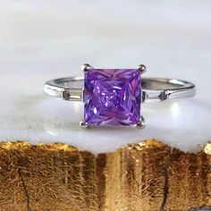 Ryze Lavender Cubic Zirconia .925 Sterling Silver Ring Main Stone: Lavender Cz Accent Stone: White Frost Cz New With Tags! Size: 8.75 Msrp: $145 Lavender Amethyst Ring In Cubic Zirconia, Lavender Amethyst Cubic Zirconia Ring, Purple Cubic Zirconia Jewelry With Brilliant Cut, Lavender Cubic Zirconia Anniversary Rings, Purple Brilliant Cut Cubic Zirconia Jewelry, Classic Purple Jewelry For Promise, Elegant Lavender Solitaire Jewelry, Classic Cubic Zirconia Amethyst Ring For Gift, Classic Amethyst Ring With Accent Stones In Cubic Zirconia