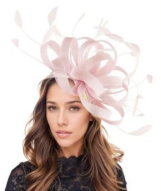 Hats By Cressida Kentucky Derby & Ascot Fascinator Hats Candy Pink Large Persian Fascinator Hat Candy pink sinamay loops trimmed with pink coque feathers Measures about 14 inches wide, wider with feathers Mounted with a matching headband. If you prefer a headband to match your hair, please make a note at check out what colour headband you want. This wide brim hat is perfect for any formal occasion such as a wedding, bridal shower, tea party or ladies luncheon.  This womans special occasion hat also is great for a day at the races like the Kentucky Derby, Ladies Day, Royal Ascot, Cheltenham, Goodwood, Dubai Cup, Breeders Bup and Spring Racing Festival.  We make each hat to order just for you, we would prefer if you did not order for choice. If colour match is important to you please ask for Fitted Costume Hats And Headpieces For Spring Party, Spring Party Headpiece With Structured Crown, Spring Races Top Hat Headband, Spring Formal Mini Hat Headband, Chic Spring Party Headband, Chic Hair Accessories For Spring Party, Spring Formal Mini Hat, Spring Fascinator With Structured Crown And Adjustable Fit, Spring Adjustable Fascinator With Structured Crown