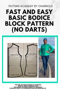 In this video I will show you how to draft a Fast And Easy Basic Bodice Block Pattern (Dartless) from scratch, using your own measurements. 

You can use this pattern for making loose fitting garments like t-shirts, shift dresses, caftans, kimonos etc. I used this pattern to make the tops I showcased in this video. Shirt Drafting Pattern, How To Draft A Shirt, Basic Bodice Pattern Drafting, Basic Bodice Block Pattern Drafting How To Make, Bodice Block Pattern, How To Draft A Basic Bodice Pattern, Basic Bodice Block, Bodice Block, Basic Bodice