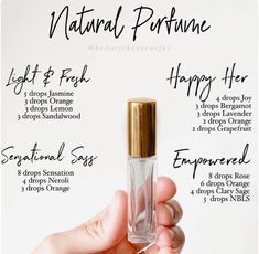 Essential Oil Perfume Blends For Women, Essential Oil Perfume Recipes Roller, Diy Perfumes, Perfume Diy