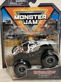 the monster jam truck is in its packaging