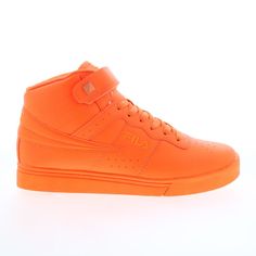 Model Name: Vulc 13 Tonal Model Number: 1cm00077-800 Material: Synthetic Color: Orange Orange Orange Condition: New With Box Width: Medium (D, M) Fila Was Founded In 1911 In Italy By The Fila Brothers. They Are One Of The World's Largest Sportswear Manufacturing Companies. Fila Has Become Synonymous With Performance And Sophistication. They Use Premium Fabrics Designed To Radiate The Sophistication Of Italian Craftsmanship. Fila Is Committed To Standing Out, And Not Blending In. Orange Skate Shoes With Cushioned Footbed And Round Toe, Orange Leather Skate Shoes With Round Toe, Orange Leather Skate Shoes With Laces, Orange High-top Leather Skate Shoes, Orange Leather High-top Skate Shoes, Shoes Fila, Lifestyle Sneakers, Orange Shoes, Swim Shoes