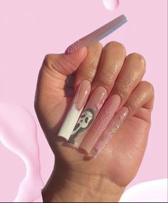 Long Square Acrylic Nails, Kawaii Nails, Square Acrylic Nails, Pretty Acrylic Nails, Stiletto Nails, Swag Nails, Coffin Nails