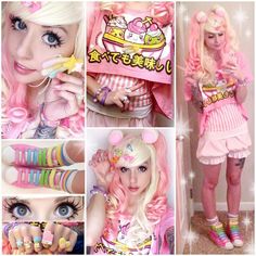 . Alexa Poletti, Goth Rainbow, Basic Room, Goth Ideas, Galaxy Aesthetic, Fairy Kei Fashion, Oc Aesthetic, Goth Clothes, Pastel Kawaii