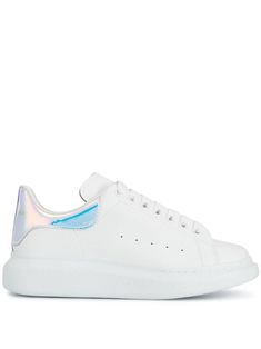 9375 ALEXANDER MCQUEEN SNEAKER LEATH S.RUBB LARRY/DRE Hologram Shoes, Sneakers Alexander Mcqueen, Girly Clothes, Alexander Mcqueen Sneakers, Mcqueen Sneakers, Pushing Boundaries, Pink Platforms, Luxury Crossbody, White Leather Sneakers