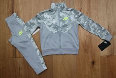 Check out Nike Toddler Boy 2 Piece Jogging Set ~ Gray, White & Volt ~ Camouflage ~, the latest item I added on eBay! #eBay #eBaySeller Nike Sporty Sports Sets, Sporty Nike Winter Sets, Nike Sporty Winter Sets, Sporty Sets For Fall Sports, Sporty Fall Sports Sets, Casual Green Nike Sets, Gray Sportswear Set For Sports, Fall Sports Sets Sportswear, Fall Sportswear Sets For Sports