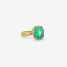 Details Gabriella Kiss 18k yellow gold & cushioned-shaped Colombian ring, size 6 3/4. The 6ct stone measures approximately 1/2″ x 1/2″ & is set in Gabriella’s signature scallop setting. The band tapers from 3/16" x 1/4" in width. - Colombian emerald, 6ct - 18k yellow gold - size 6 3/4 Sizing This ring can be resized. Please allow 2 - 6 weeks. Inquire about sizing fee. Gabriella Kiss Ring, Luxury Yellow Gold Cushion Cut Emerald Ring, Luxury Cushion Cut Emerald Ring In Yellow Gold, Fine Jewelry Yellow Gold Cushion Cut Emerald Ring, Fine Jewelry Emerald Ring In Cushion Cut Yellow Gold, Cushion Cut Emerald Ring In Yellow Gold, Cushion Cut Yellow Gold Emerald Ring As Gift, Yellow Gold Cushion Cut Emerald Ring Gift, Gold Rings With Cushion Cut And Polished Finish