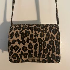 9 West Leopard Print Cross Body Bag . Nwot Leopard Print Rectangular Bag With Adjustable Strap, Everyday Brown Shoulder Bag With Animal Design, Cute Brown Everyday Shoulder Bag, Trendy Brown Bag With Animal Design, Trendy Brown Shoulder Bag With Animal Design, Brown Rectangular Shoulder Bag With Animal Design, Cute Brown Bag With Adjustable Strap, Brown Animal Design Rectangular Shoulder Bag, Cute Brown Bag With Animal Design