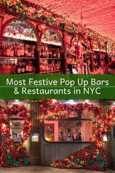 the most festive pop up bars and restaurants in new york city for christmas season