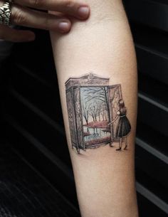 Narnia Tattoo Ideas, Narnia Tattoo, Fairy Tale Tattoo, Pine Tattoo, Nikko Hurtado, Hamsa Hand Tattoo, Trident Tattoo, Narnia Quotes, Story Tattoo