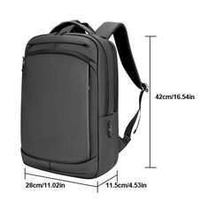 Experience the ultimate blend of style, comfort, and functionality with our 16.5" High-Capacity Travel & School Backpack. Designed for the active student or savvy traveler, this versatile backpack is perfect for daily commutes, school days, or adventurous trips. Key Features Large Capacity: Spacious 20-35 liter storage for all your essentials, from textbooks to travel gear. Comfortable Carrying: Equipped with a physiological curve back system and padded straps for superior back support and comfo Portable Backpack For Commuting, Multifunctional Commuting Backpack, Multifunctional Portable Backpack For Commuting, Functional Portable Backpack For Commuting, Functional Portable Backpack For Business, Portable Multifunctional Backpack For Commuting, Portable Business Backpack, Functional Portable Business Backpack, Versatile Portable Backpack For Outdoor Activities