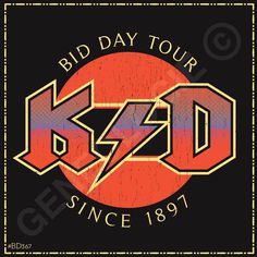 the band's concert poster for their tour, with an old - school logo