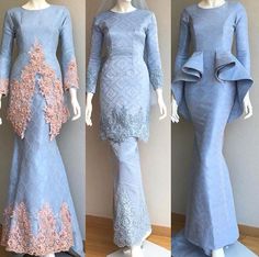 Design Songket Moden, Songket Dress Modern Baju Kurung, Baju Kurung Songket Modern, Baju Raya Ideas Modern, Songket Dress Modern, Songket Wedding Dress, Gaun Peplum, Baju Kurung Moden Style, Malay Wedding Dress