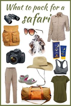 what to pack for a safari