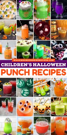 Brew up some fun with Children's Halloween Punch Recipes! This simple Halloween dessert is non-alcoholic, guilt-free, and kid-friendly, perfect for a Halloween party. Discover the ultimate Halloween treat to make and delight your little monsters. Get ready to enjoy! Halloween Kid Friendly Punch, Halloween Beverages For Kids, Spooky Juice For Kids, Kid Friendly Drinks Non Alcoholic, Kid Halloween Drink Ideas, Alcohol Free Halloween Drinks, Halloween Kid Friendly Drinks, Halloween Juice Ideas, Halloween Drinks For Kids Party