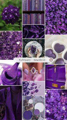 Amethyst Birthstone Moodboard February Vibes, Amethyst Aesthetic, Friends Aesthetics, February Baby, Amethyst Birthstone, February Birthstone