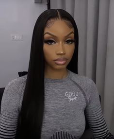 Middle Part See In With Closure, See In With Closure, Soft Natural Glam Makeup, Natural Glam Makeup Black Women, Soft Beat Makeup, Soft Natural Glam, Glam Makeup Black Women, Grad Makeup