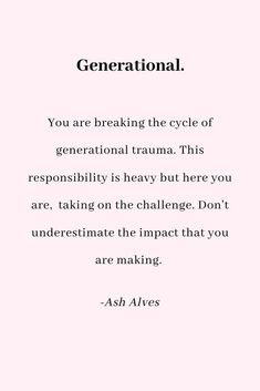 a pink background with the words generational on it and an image of a woman's face