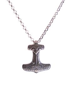 PRICES MAY VARY. Title: Made in Norway Thor's Hammer Necklace Skane Museum Replica Mjolnir. Product Type: Departments > Women > Jewelry > Necklaces Mjolnir Necklace, Hammer Necklace, Thor's Hammer Necklace, Hammered Necklace, Thor's Hammer, Broken Chain, Scandinavia, Egift Card, Thor