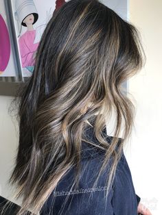 Natural balayage #elshaddaihairsalon Indian Hair Colour, Indian Hair Highlights, Brown Hair Cuts, Dark Brown Hair Balayage, Indian Hair Color, Natural Balayage, Soft Balayage, Color Formulas, Hair Color Formulas