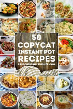 50 copycat instant pot recipes