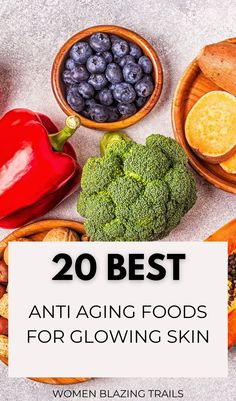 20 Powerful Anti-Aging Foods For Glowing Skin After 50 Anti Aging For Hands, Foods For Glowing Skin, Anti Aging Foods, Longevity Recipes, Reverse Aging Skin, Food For Glowing Skin, Food Advice, Healing Foods, Women Inspiration