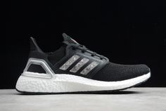 adidas Ultra Boost 20 Consortium Black Silver Outlet Factory EG0766-1 Adidas Sneakers, Outlet, Adidas, Sneakers, Silver