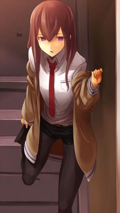 Steins; Gate - Makise Gate Of Steiner, Gate Pictures, Makise Kurisu, Steins Gate 0, Kurisu Makise, Fictional Character Crush, Steins Gate, Feminine Art, Anime Cosplay