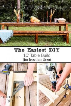 the best diy 10 table build for less than $ 20 with pictures and instructions