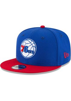 the philadelphia 76ers new era on - court fitted hat