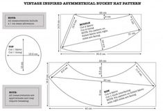 the sewing pattern for an apron with measurements