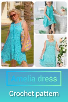 The Amelia dress crochet pattern is a must-have for any fashion-forward individual who loves unique and eye-catching designs. The dress features a one-of-a-kind silhouette, with an asymmetrical bottom that adds a touch of edginess to the overall look. What makes this pattern truly special is that it is made up of small, beautiful motifs, giving the dress an intricate and delicate appearance. Perfect for any special occasion or just to add some style to your everyday wardrobe, the Amelia dress crochet pattern is both elegant and playful. Whether you are an experienced crocheter or just starting out, this pattern is sure to challenge and inspire you to create a stunning, one-of-a-kind dress that will turn heads wherever you go.