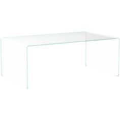 a white table with a glass top on the bottom is shown in front of a white background