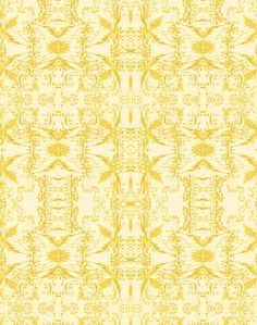 an ornate yellow and white background