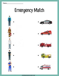 an emergency match is shown with different vehicles