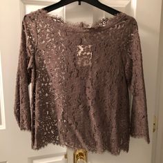 Joie Lace Blouse, Size Small, Buttons Up Back, New With Tags Lace Top For Formal Fall Occasions, Formal Lace Top For Fall, Lace Blouse, Button Up, Blouses, Womens Tops, Size Small, Tags, Lace