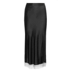 FINAL SALE This skirt from Alexander Wang comes in a pitch black hue and is crafted from silky-smooth satin for a seductive sheen. The hem is lined with a metal chain mail fringe, giving the piece an urban edge. Wear yours as part of an all-black outfit for a city-chic look. Zipped side, hook fastening Fully lined 100% viscose Lining: 100% silk Dry clean Designer colour name: NOCTURNAL Glamorous Evening Skirt With Fringe, Elegant Long Skirt With Fringe, Elegant Fringe Skirt For Evening, Elegant Fringe Skirt, Elegant Fringed Skirt, Elegant Fringe Bottoms For Evening, Pitch Black, Fringe Skirt, Mid Length Skirts